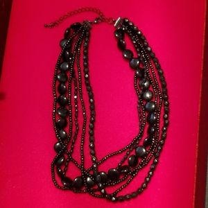 Black elegant necklace